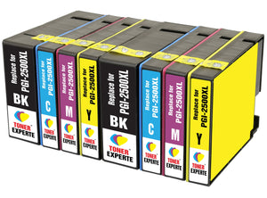 PGI-2500XL 8 XL Compatible Ink Cartridges for Canon MAXIFY - Toner Experte
