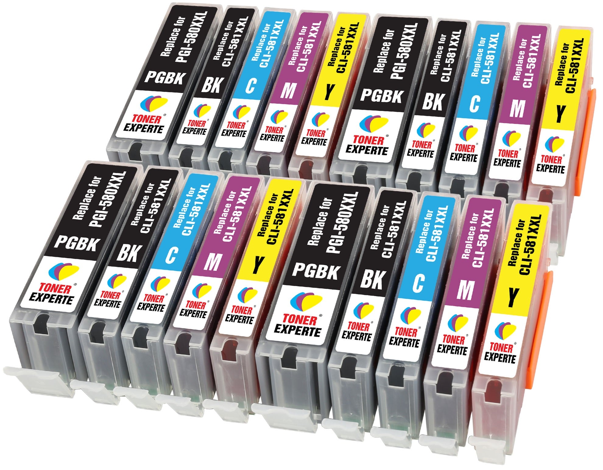 Compatible PGI-580XXL CLI-581XXL Ink Cartridges for Canon PIXMA - ink  cartridge - by Toner Experte