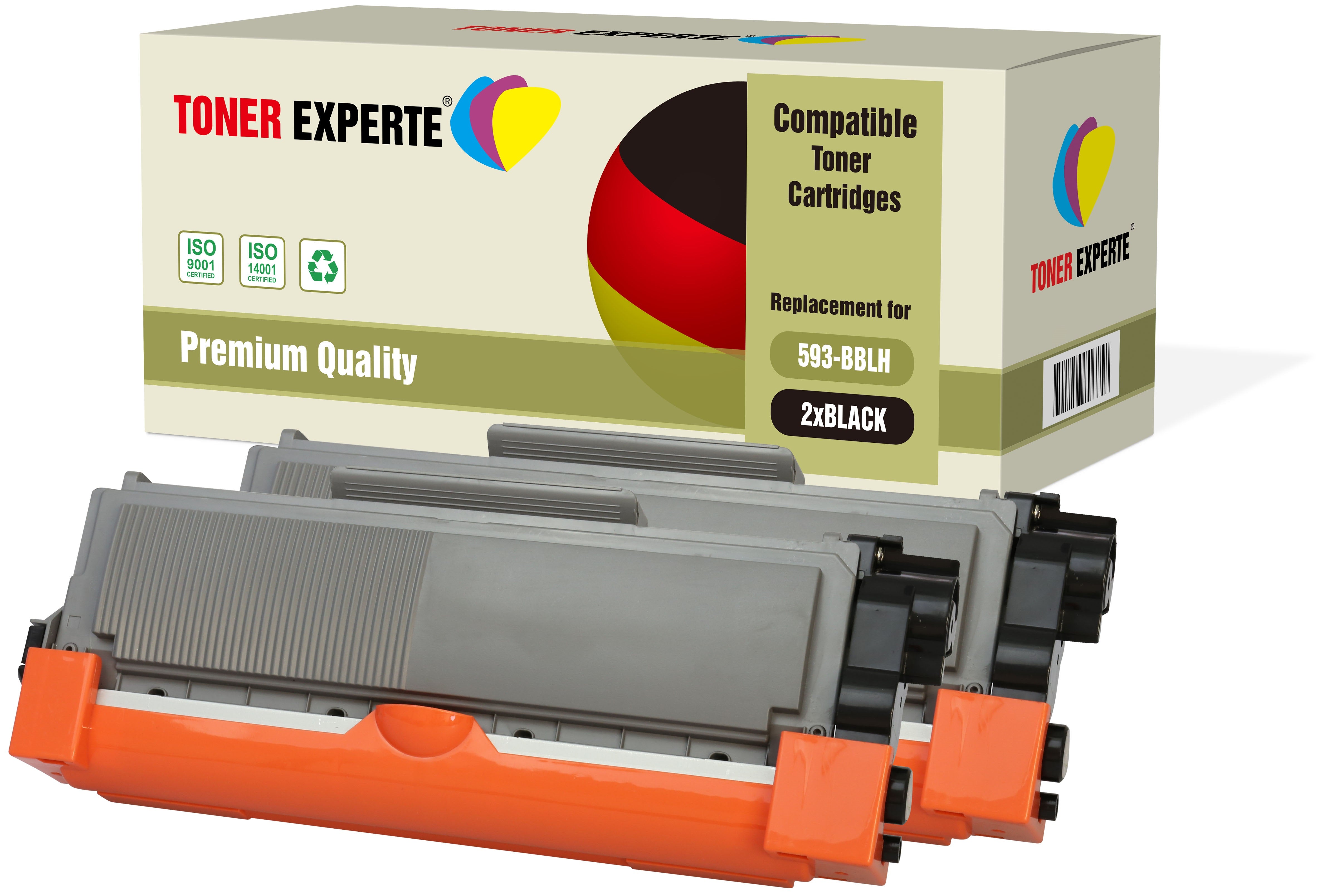 Compatible 593-BBLH Premium Toner Cartridge for Dell - Toner Experte