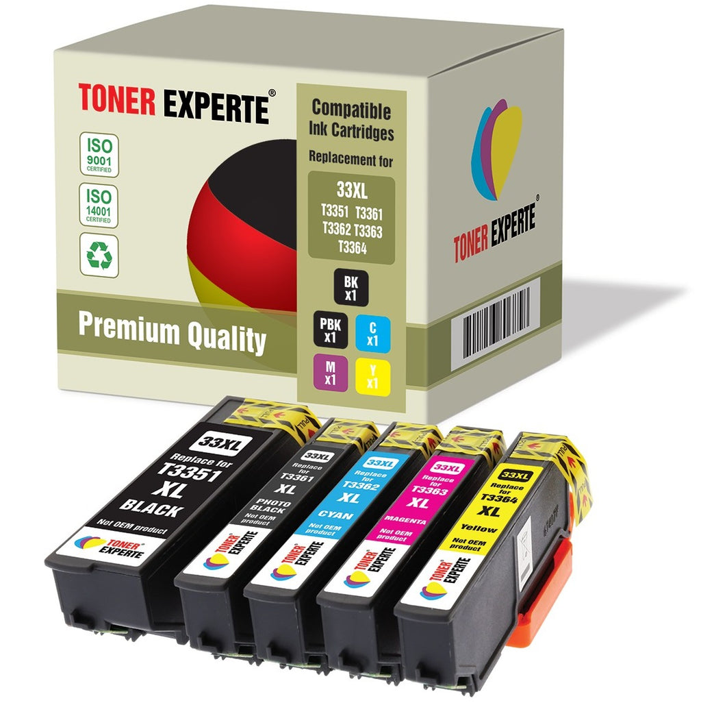 Compatible 33XL Premium Ink Cartridges for Epson Expression Premium - Toner Experte