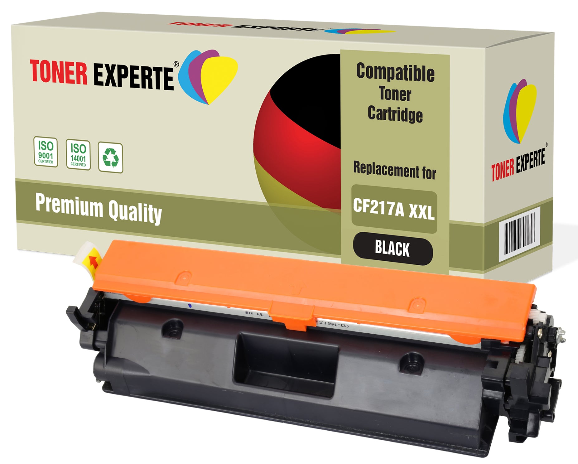 TONER EXPERTE® Compatible with CF217A 17A XXL Premium Toner Cartridge Replacement for HP LaserJet Pro MFP M130nw, M130fn, M130fw, M130a, M102a, M102w
