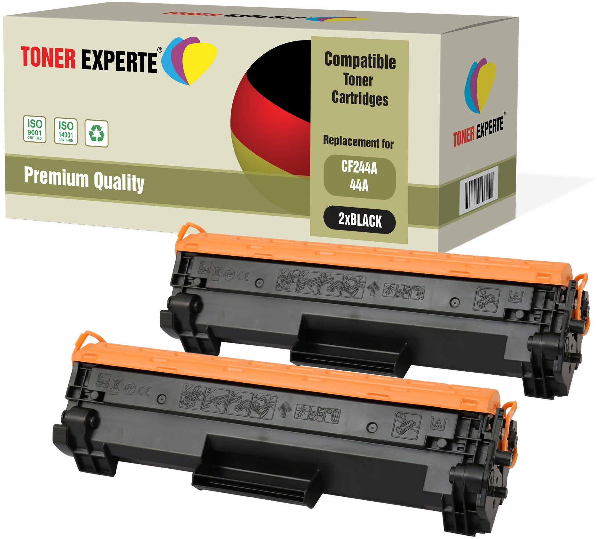 Compatible CF244A Toner Cartridges Replacement for HP LaserJet Pro - Toner Experte