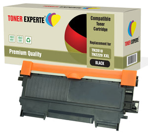 TONER EXPERTE® Compatible with TN2010 TN2220 XXL Premium Toner Cartridge Replacement for Brother DCP-7055 DCP-7060D DCP-7065DN HL-2130 HL-2132 HL-2135W HL-2240 HL2240D 2250DN 2270DW MFC-7360N FAX-2840