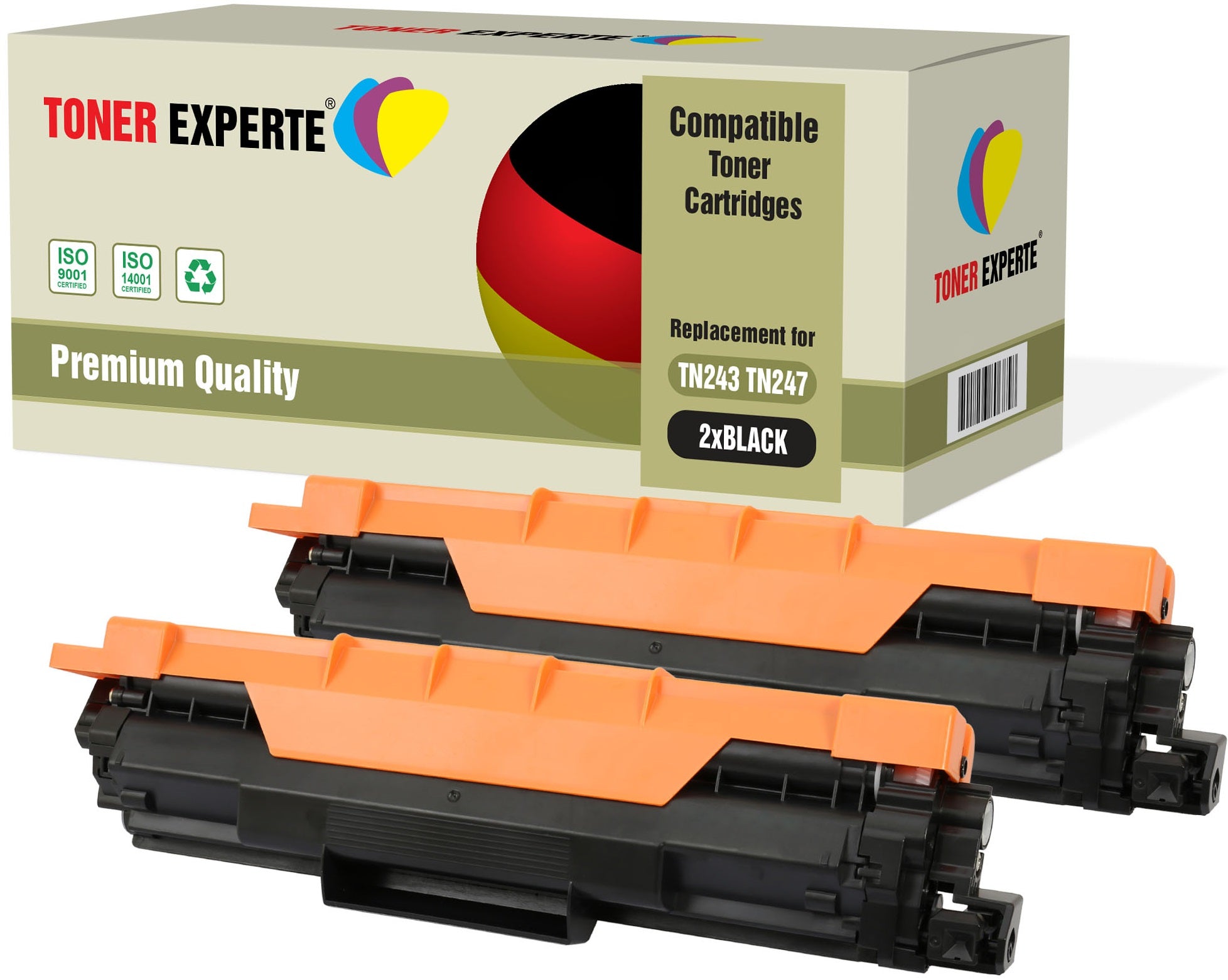 Compatible TN243 TN247 4 Toner Cartridges for Brother - Toner cartridges -  by Toner Experte