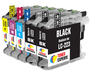 Compatible LC223 Premium Ink Cartridges for Brother - Toner Experte