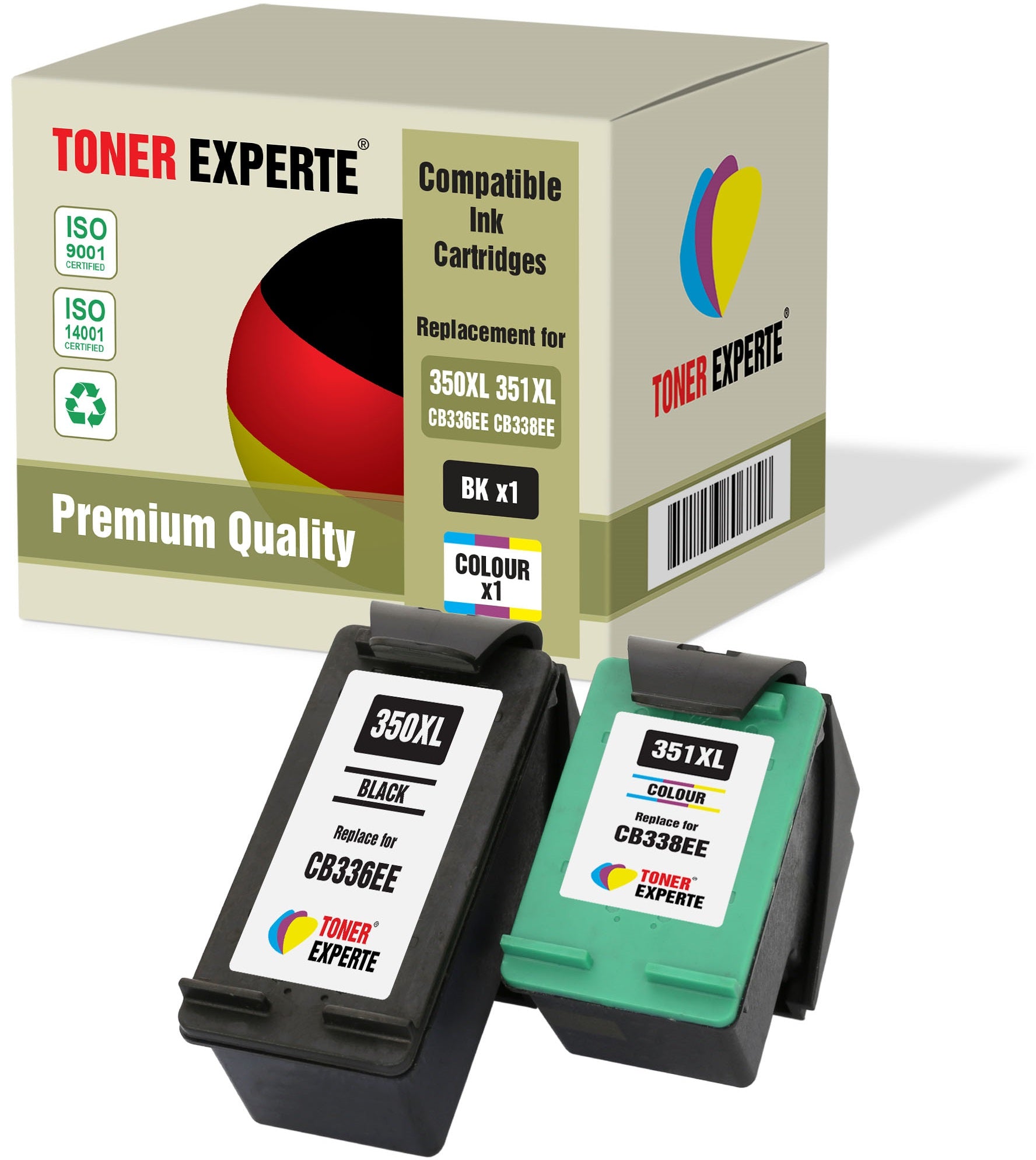 Compatible Ink Cartridges Replacement for HP 350XL HP 351XL - Toner Experte