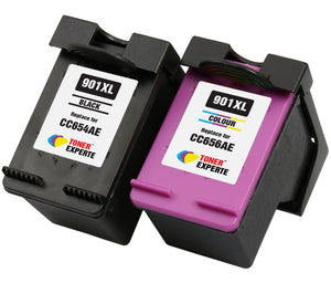 Compatible Ink Cartridges Replacement for HP 901XL CC654AE CC656AE - Toner Experte