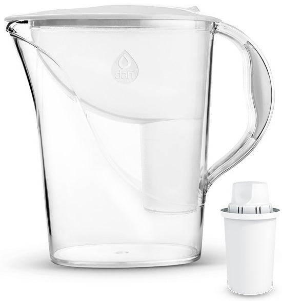 Water Filter Jug Dafi Atria Classic 2.4L with Free Filter Cartridge - White - Toner Experte