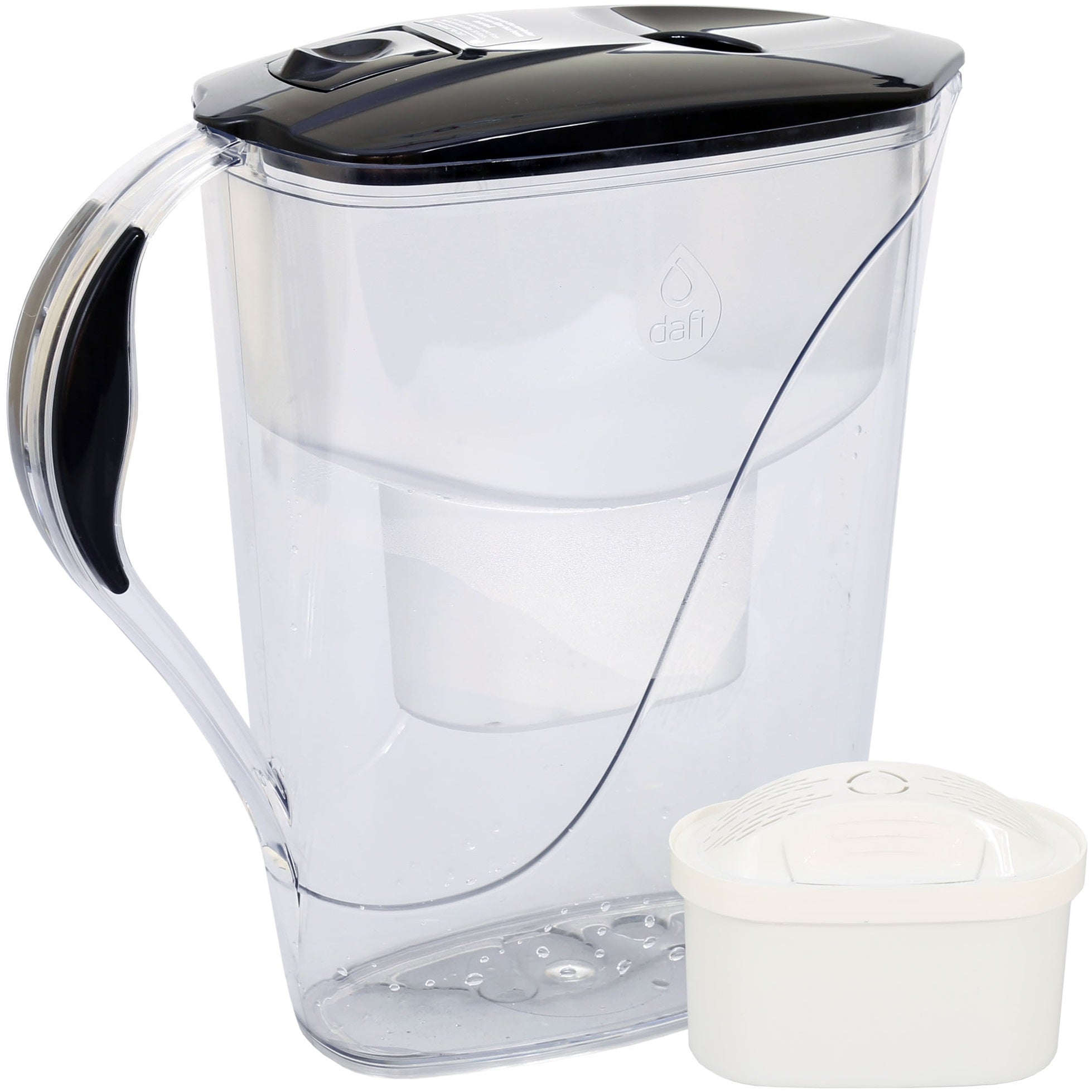 Water Filter Jug Dafi Luna Unimax 3.3L with Free Filter Cartridge - Graphite - Toner Experte